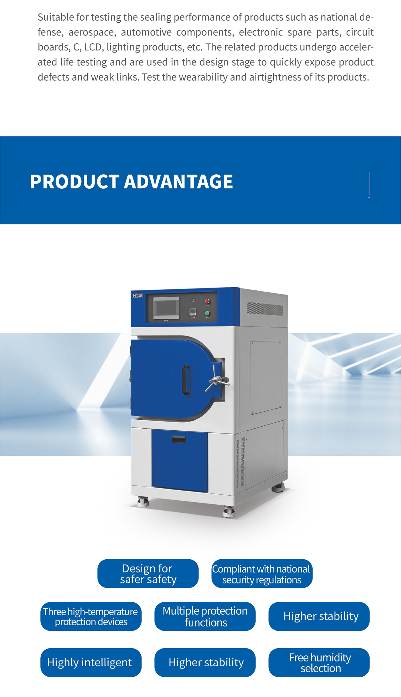 UnsaturatedSaturated Steam Life Test Chamber (4)