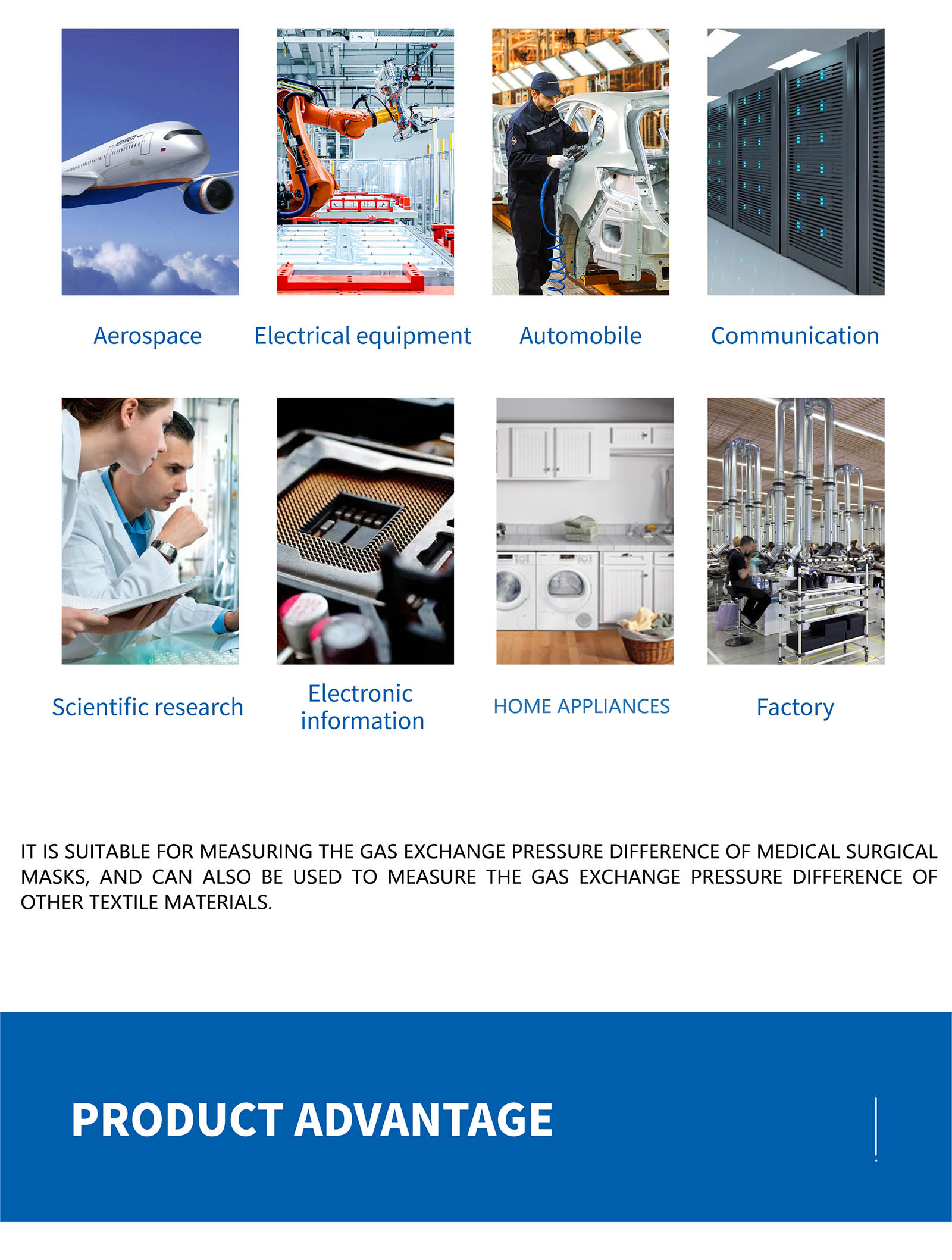 Medical Mask Gas Exchange Pressure Differential Tester (4)