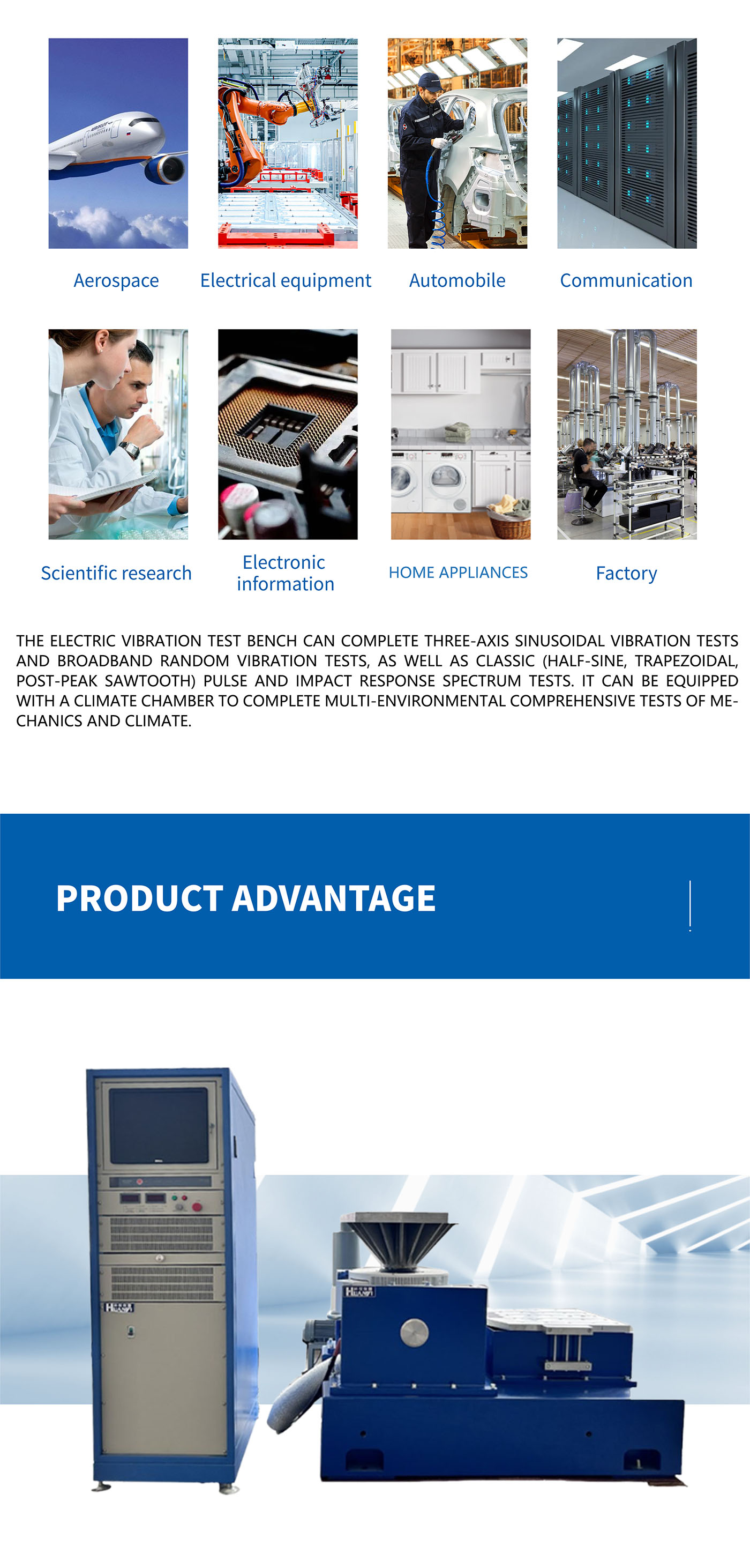 Electrodynamic Shakers Tester Electrodynamic Vibration Test Bench (4)