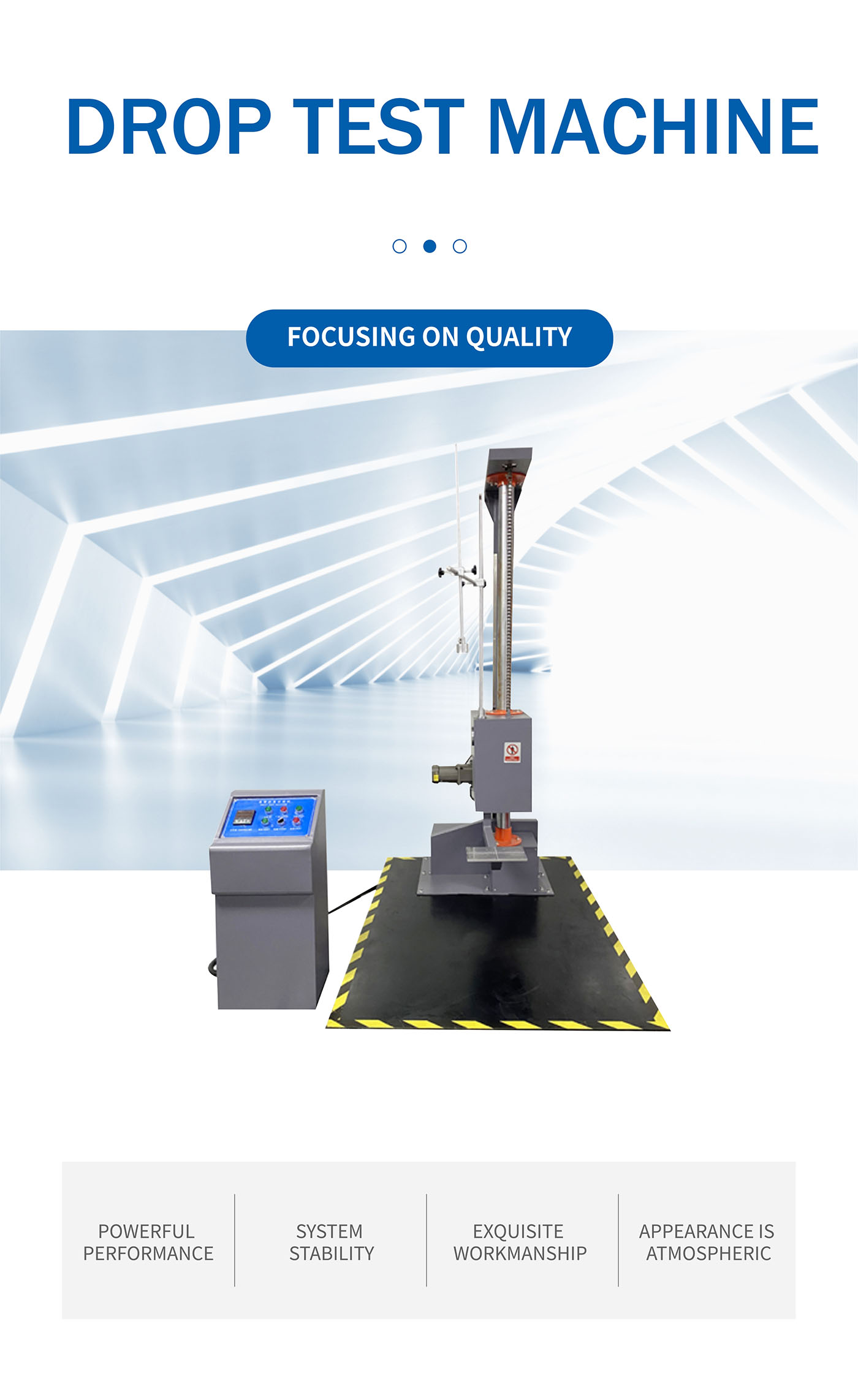 Drop Test Machine Single Dual Wing Drop Tester (1)