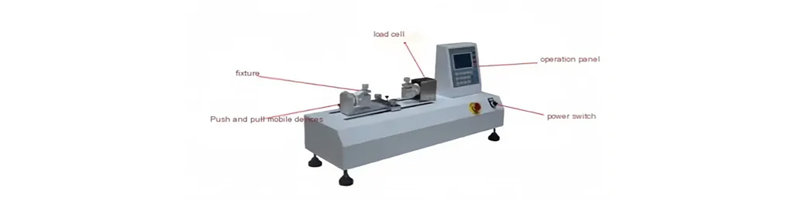What is a horizontal peel tensile tester