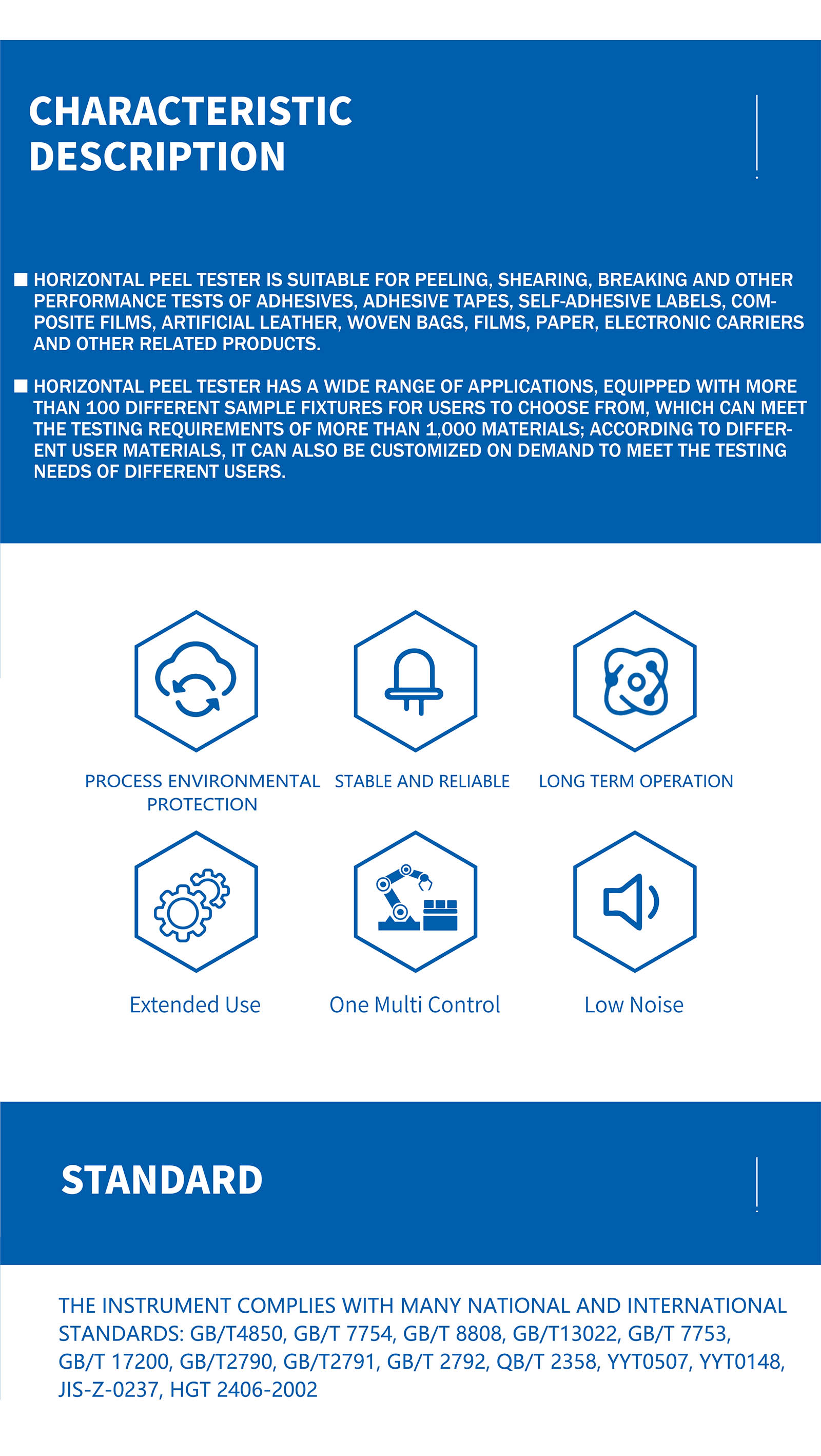 Horizontal peel force testing machine (2)